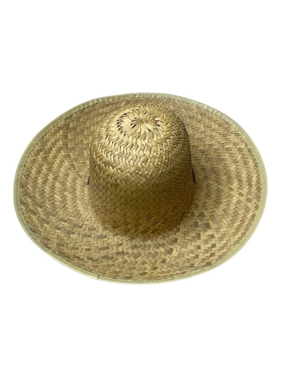 Accessories - Women's Wide Brim Straw Hat with Adjustable Chin Strap